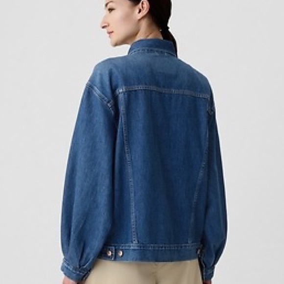 Gap × DÔEN Oversized Icon Denim Jacket Size XXS - Picture 6 of 11